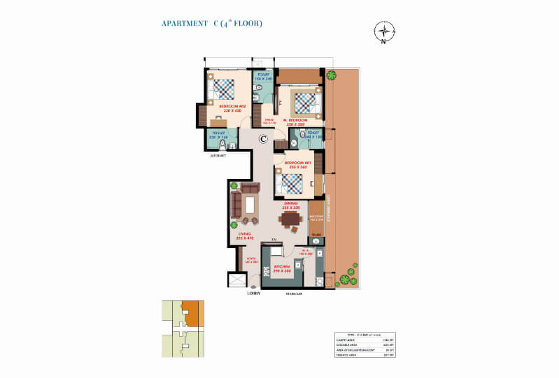 Urbanscape Solitaire - Apartment C 4th Floor